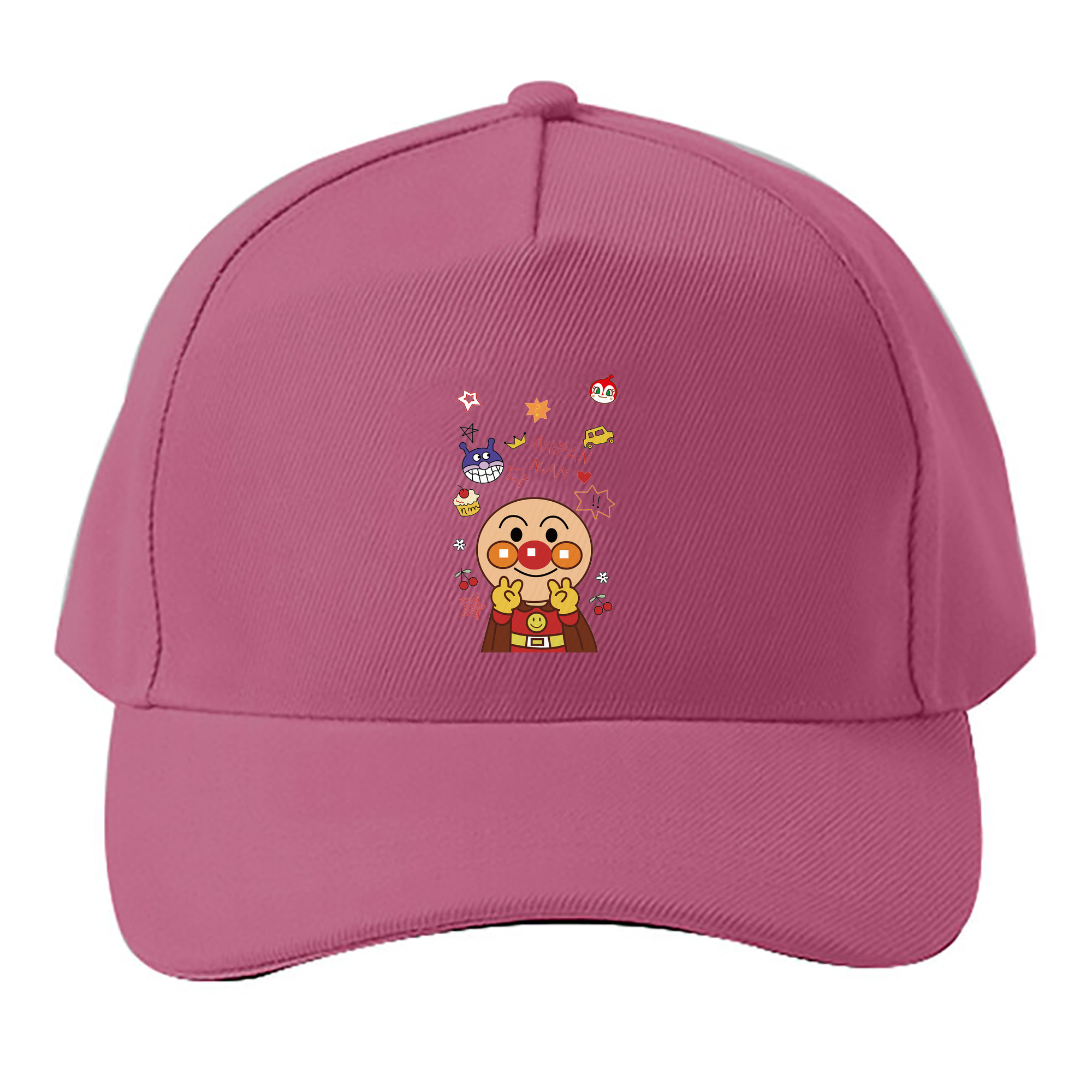 （画像用） アンパンマン Anpanman ベースボールキャップ 綿100％ 男女兼用 帽子 スポーツ